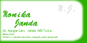 monika janda business card